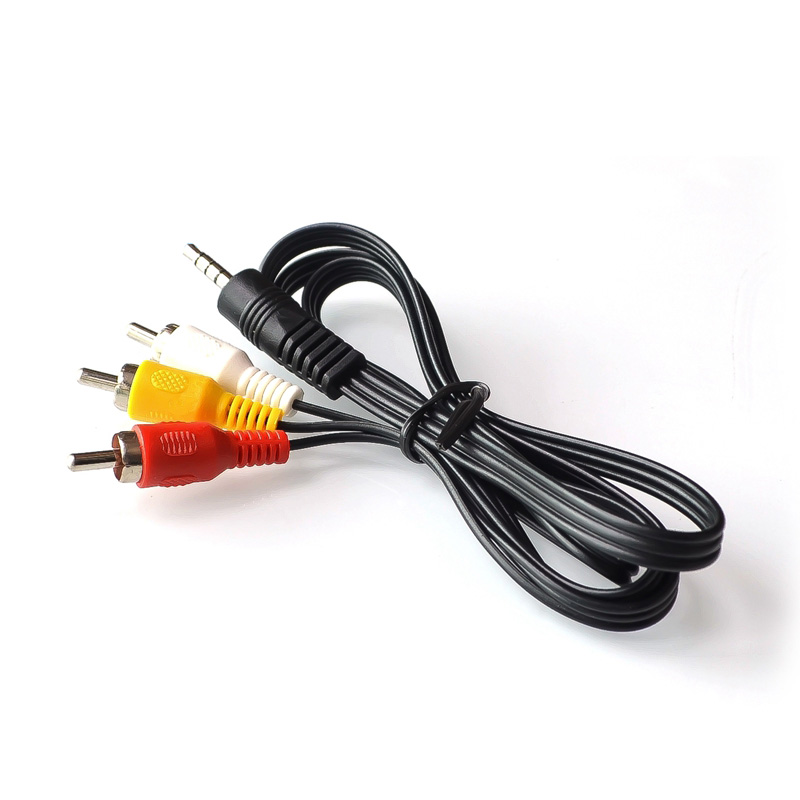 3.5mm Male Plug to 3RCA Audio Video Cable product image